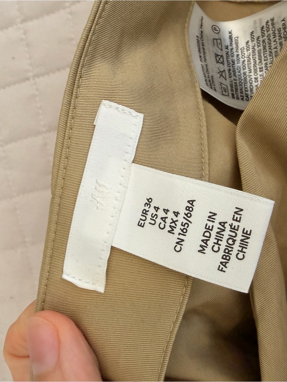 H&M Tan Knot-Detail Mini Skirt - Picture 6 of 7